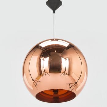 Tom Dixon, Kattovalaisin, ”Copper Shade Round 45 Pendant”, Tom Dixon, 2010.