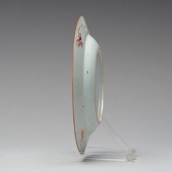 A set of 12 famille verte dinner plates, Qing dynasty, Kangxi (1662-1722).