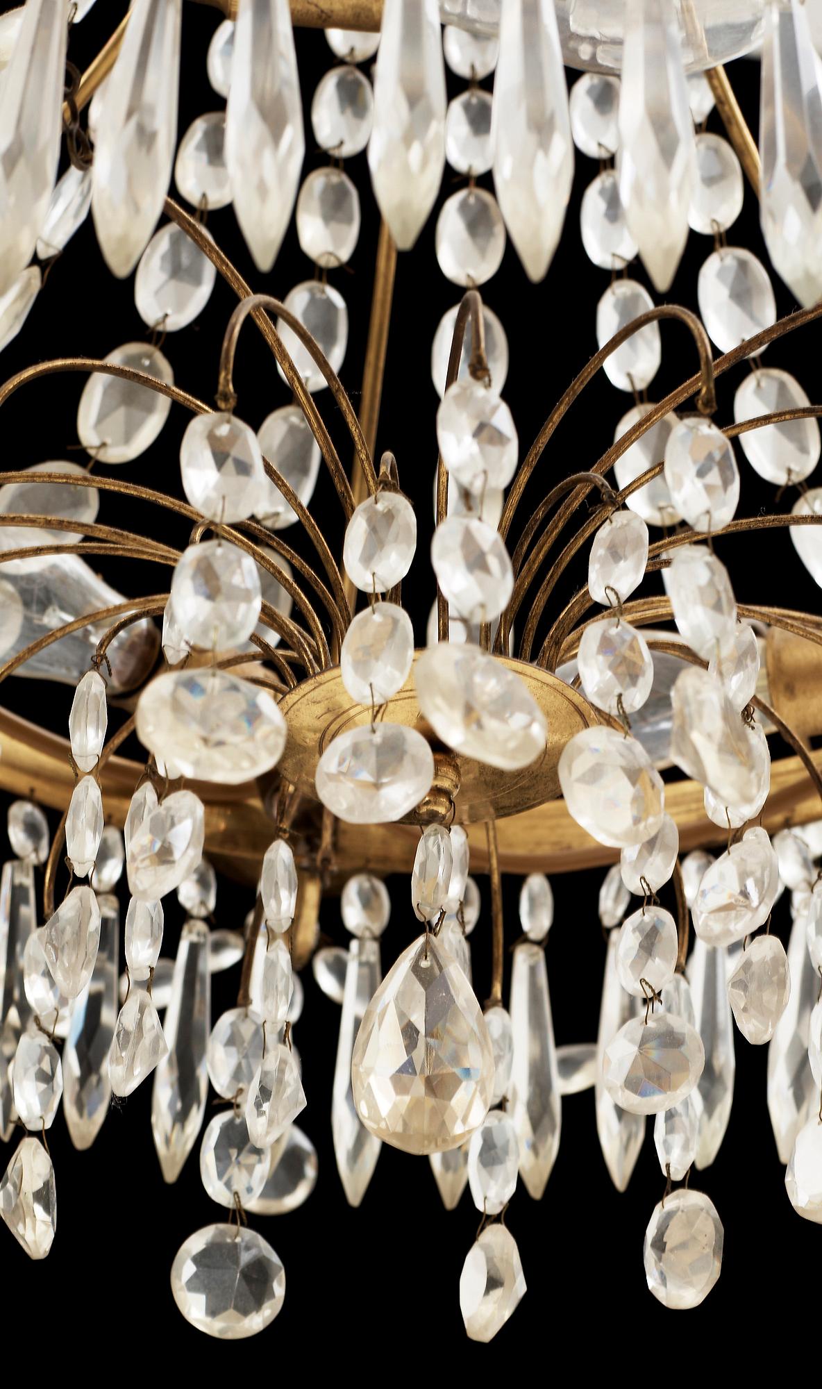 LJUSKRONA, gustaviansk stil, 1900-tal. H ca 90.