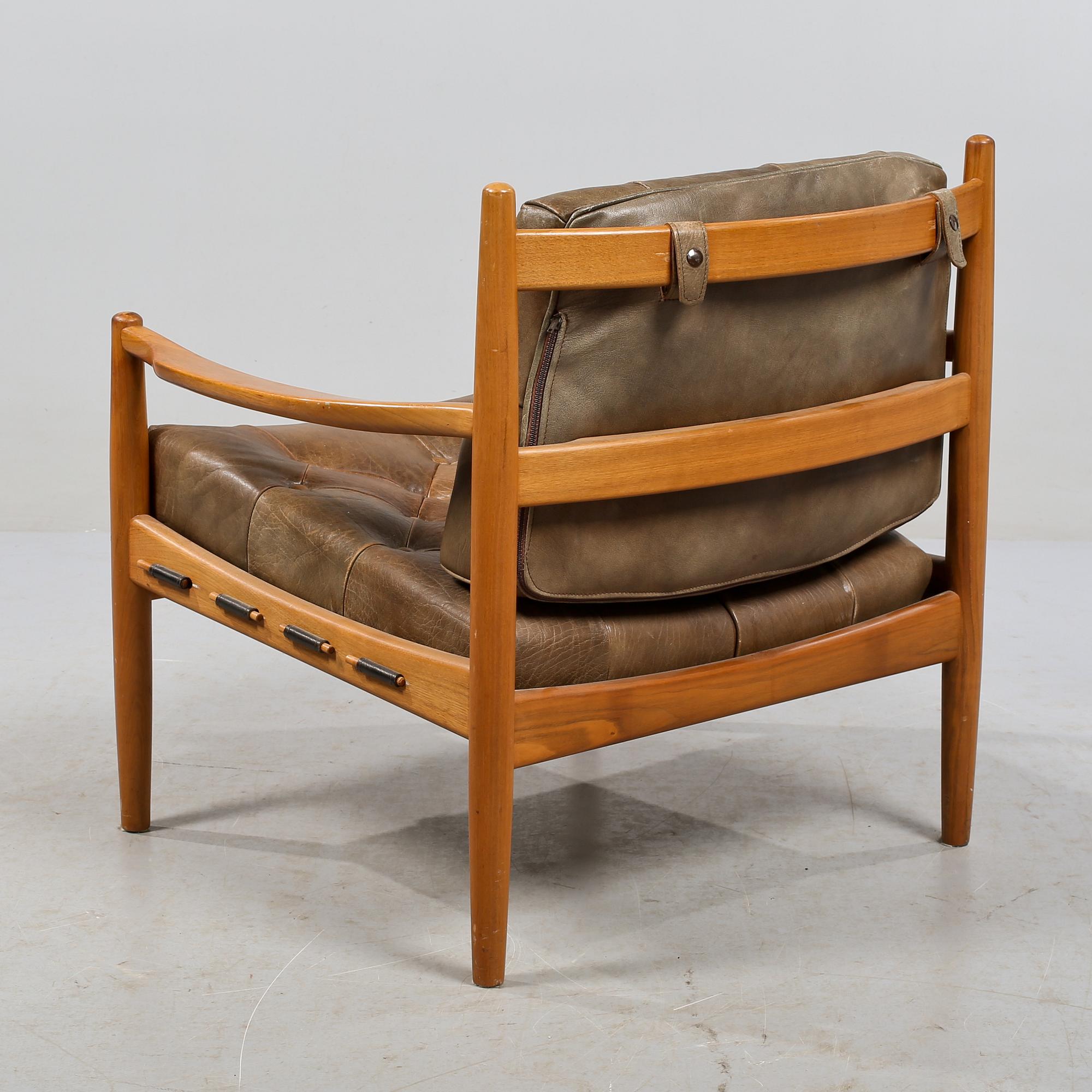 FÅTÖLJ, "Läckö", Ingmar Thillmark, OPE möbler, 1950/60-tal.