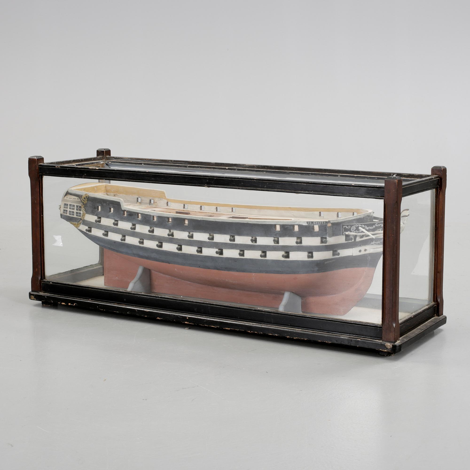 FARTYGSMODELL. 1800/1900-tal.