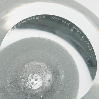 Timo Sarpaneva, Lasiveistos, "Claritas" signeerattu Timo Sarpaneva, Iittala 1984 C 1708.