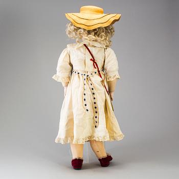 A bisque head doll "Walküre", Germany, ca 1920.