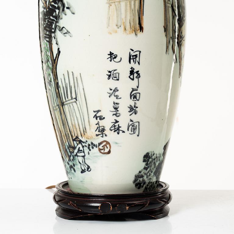 A matched pair of table lamps, Bergboms, second half of the 20th century.