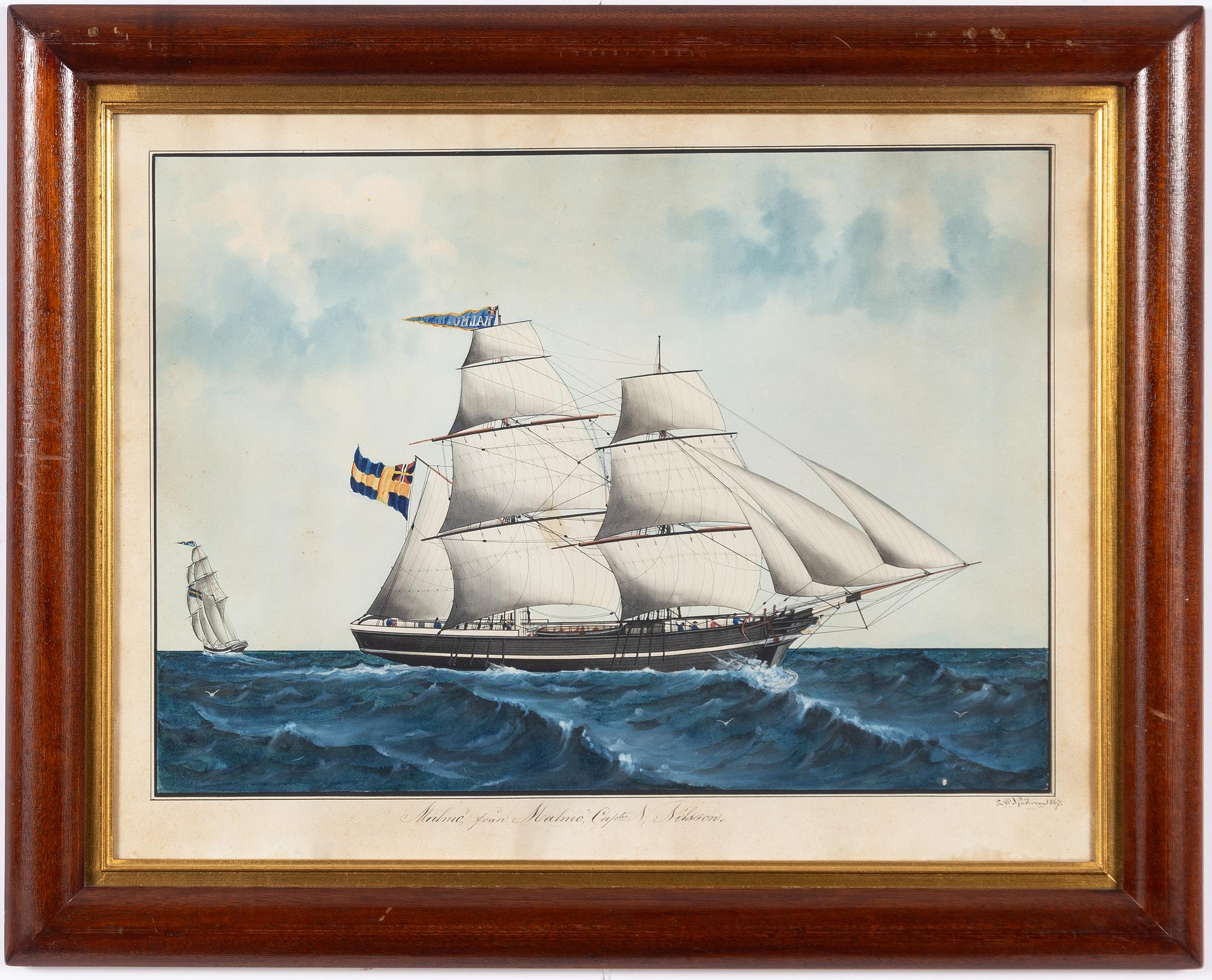 Lars Petter Sjöström, Briggen "Malmö" från Malmö.