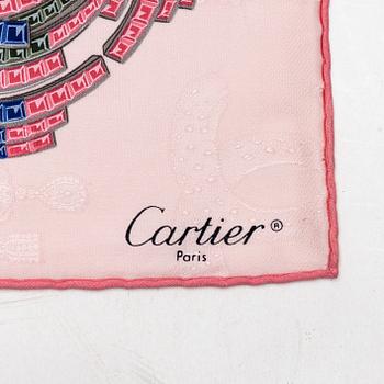 Cartier, scarf, "Flamingos and Diamonds".