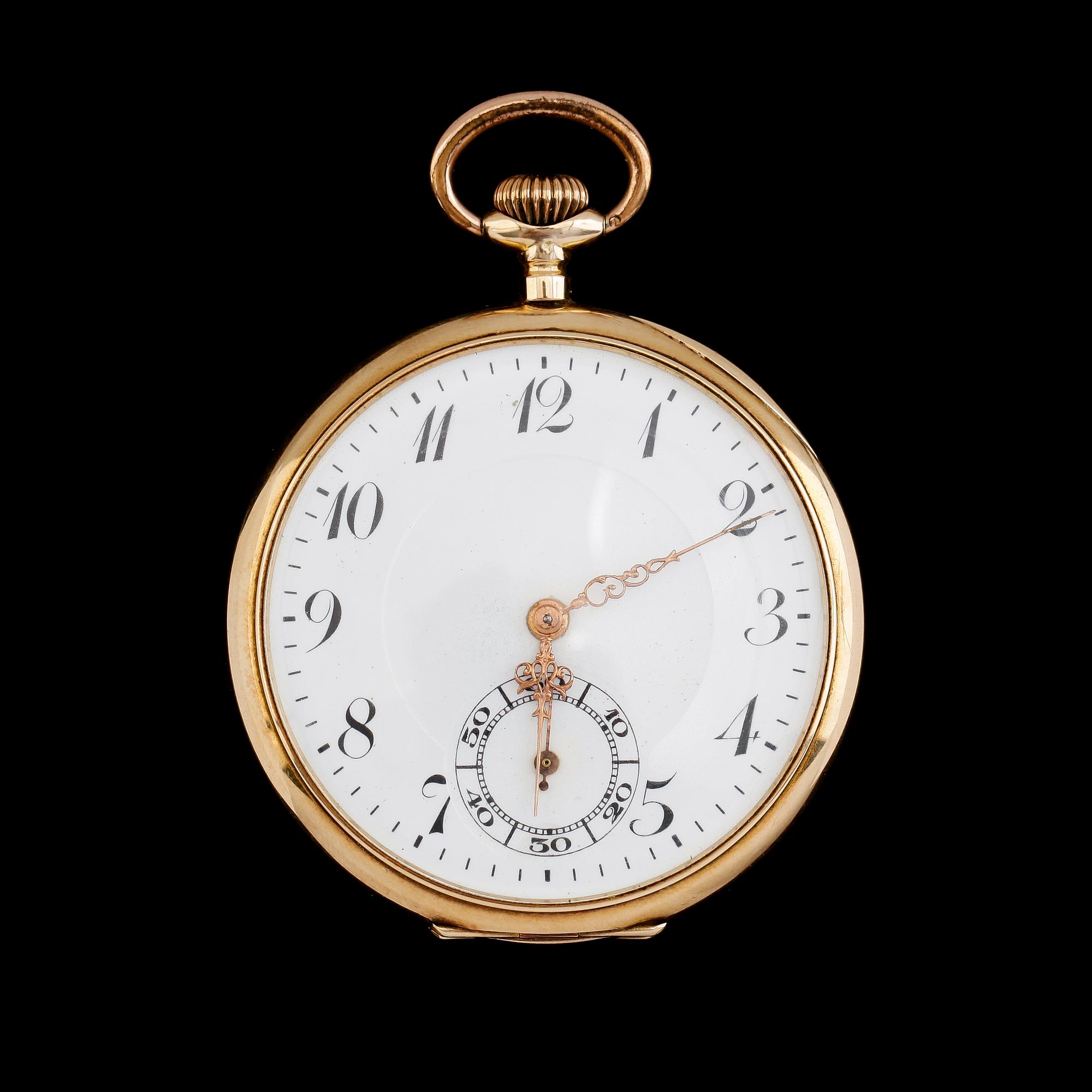 FICKUR, 14 k guld, 1900-talets första hälft.