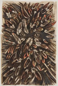 Enrique Grau, "The savage from the forest" from: "Hommage aux Prix Nobel" (The Nobel Prize portfolio).