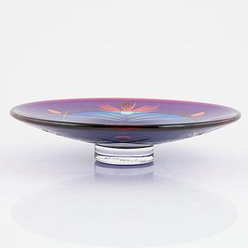 Erika Lagerbielke, a glass bowl, Orrefors Gallery, 4/15, dated -92.