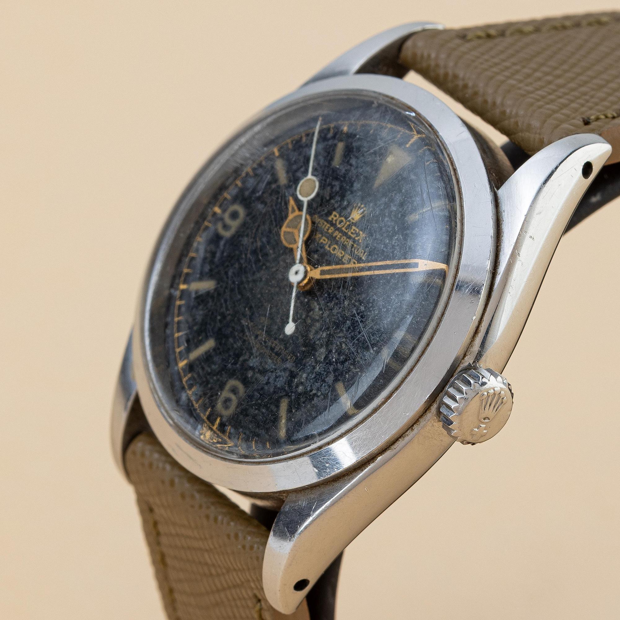 Rolex, Explorer, "Nobel family", "Radium Chapter ring OCC Dial", ca 1956.