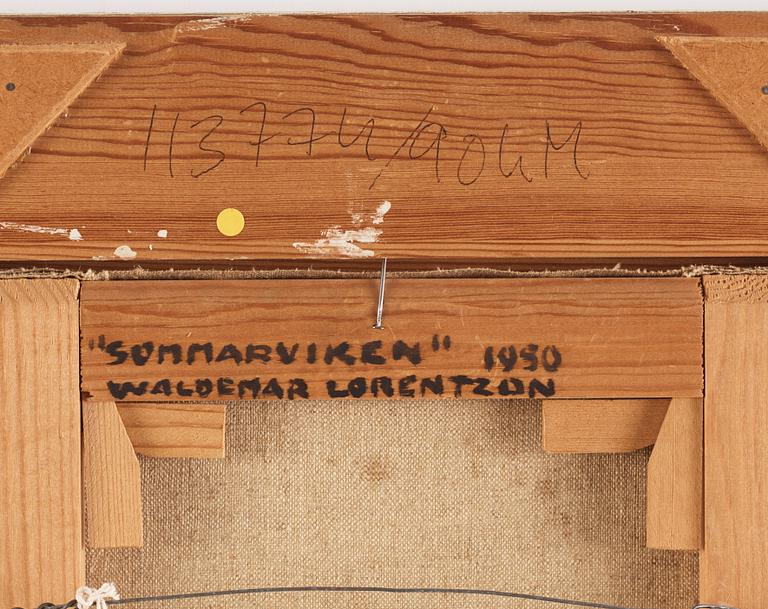 Waldemar Lorentzon, "Sommarviken".