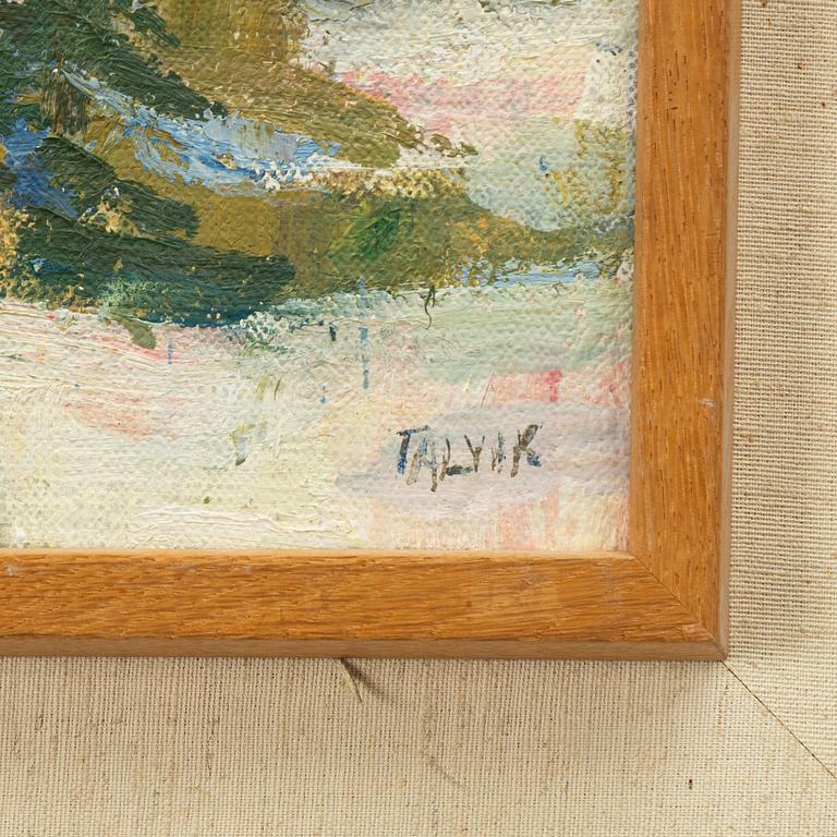 Hermann Talvik, Vinterlandskap.