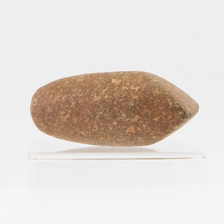 Three Scandinavian Neolithic stone axes, trindyxor, Neolithic.