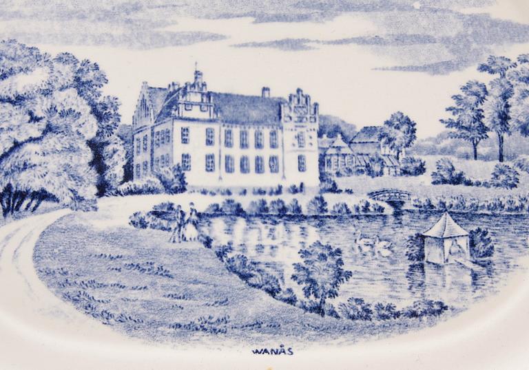 MATSERVIS, 50 delar,flintgods, "Skåne", Rörstrand.