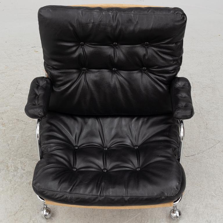 Bruno Mathsson, armchair, "Karin", Dux, late 20th century.