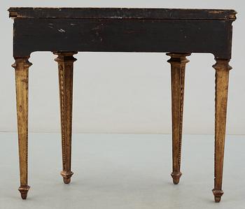 A presumably English late 18th century console table.