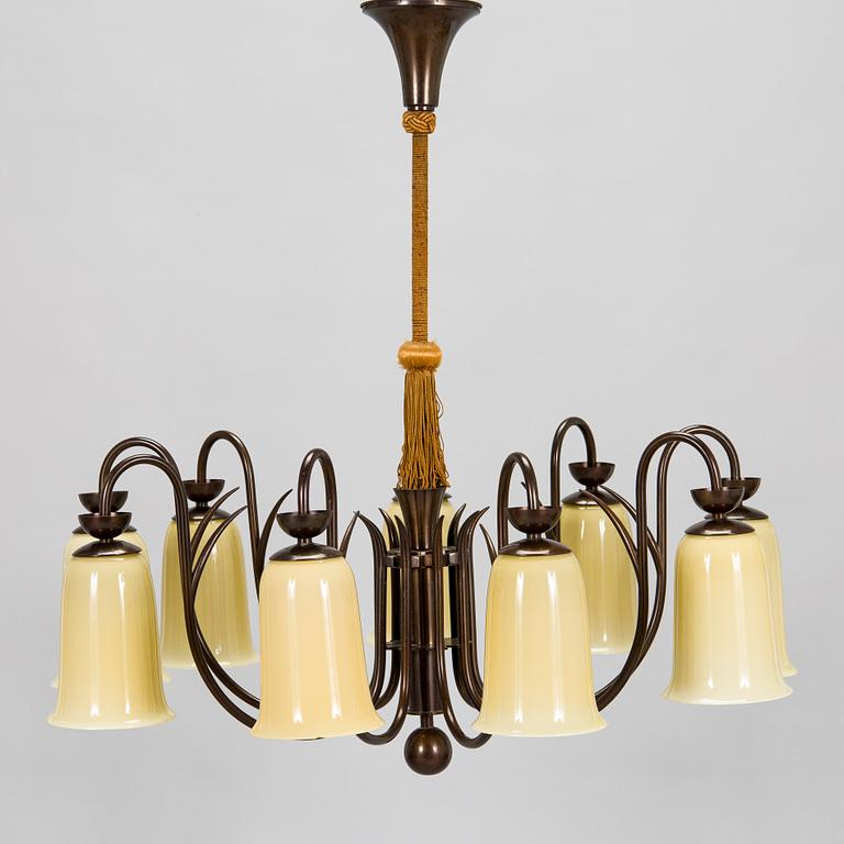 Taklampa, 1940-50-tal.