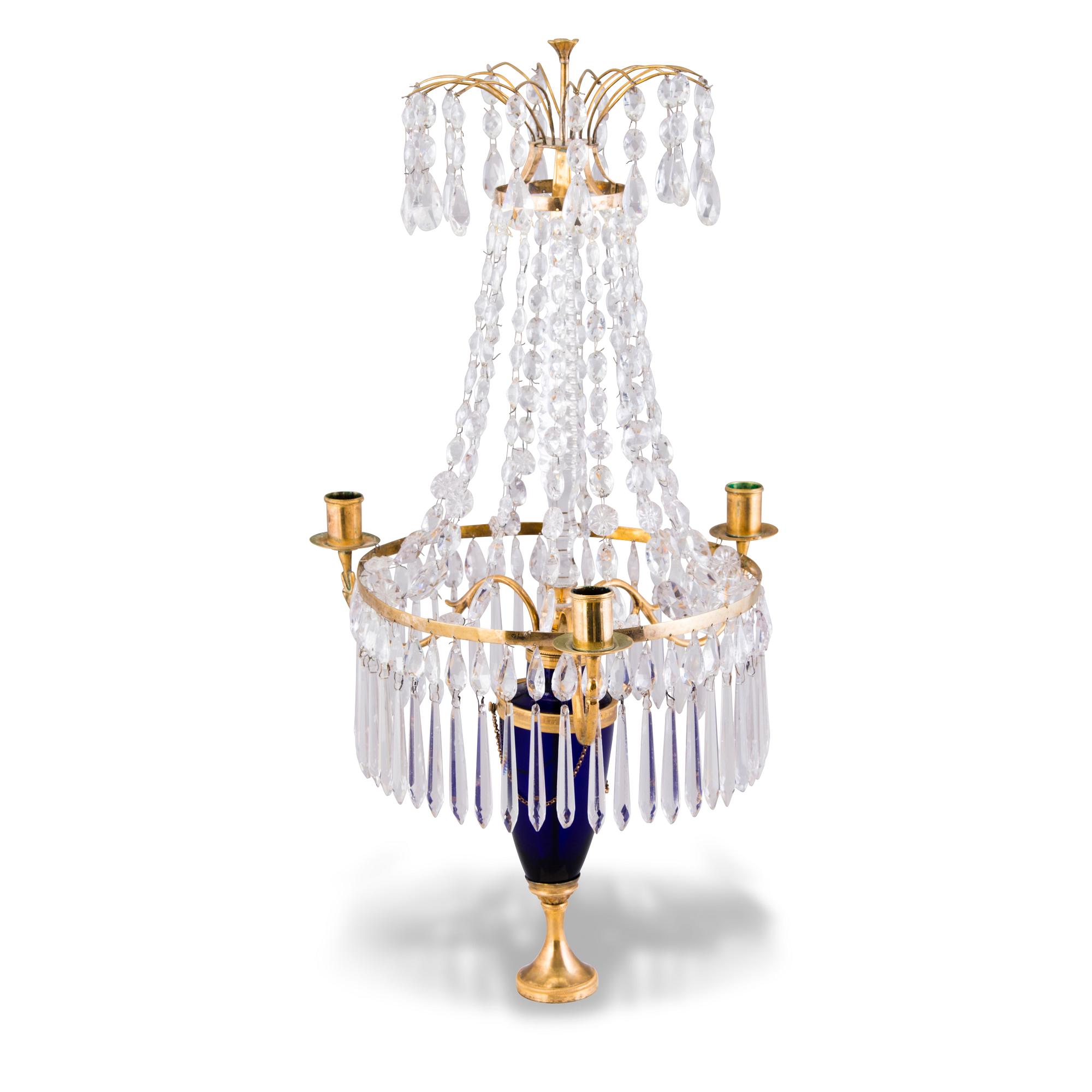A TABLE CHANDELIER.