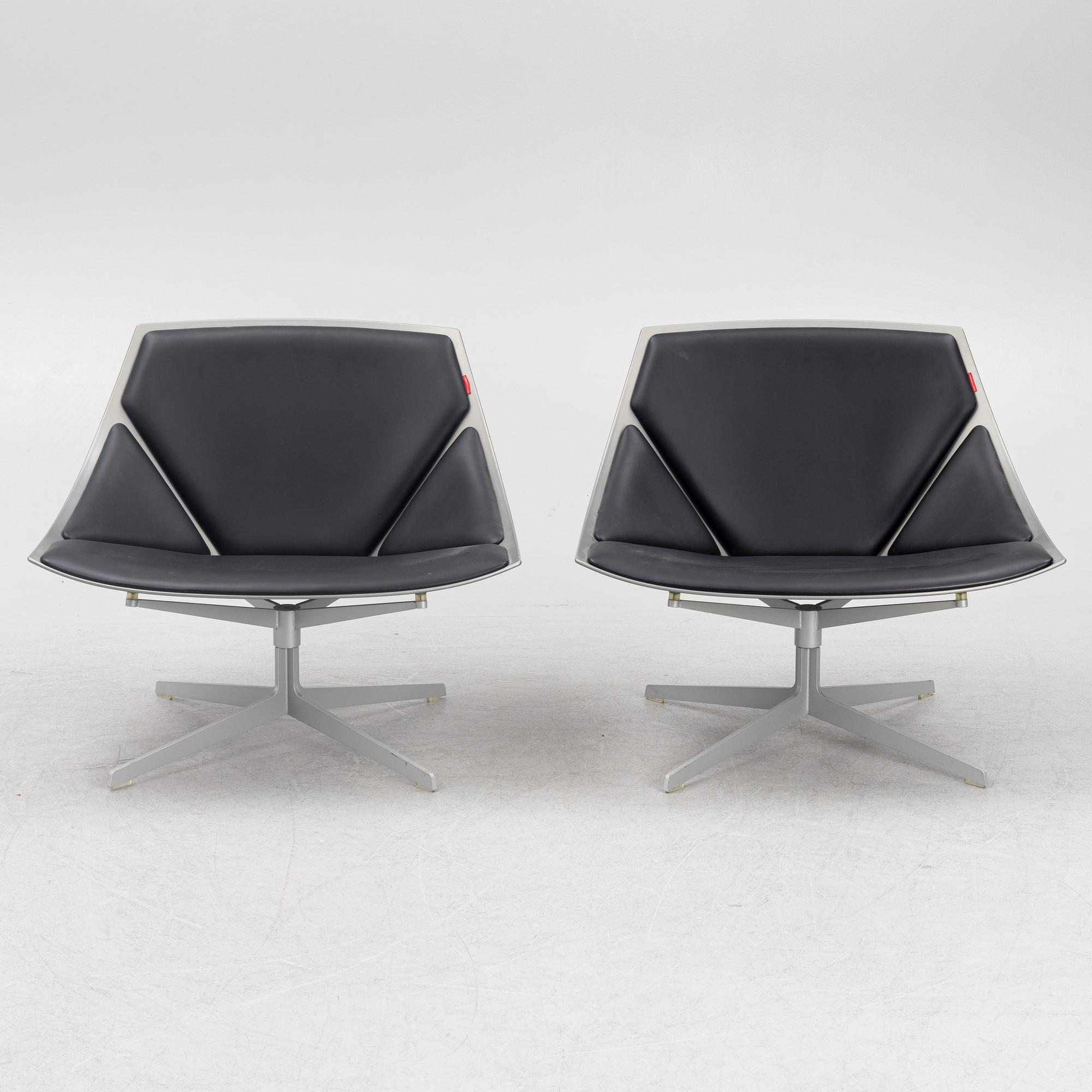 Jurgen Laub & Markus Jehs, stolar, ett par, modell "JL10", Fritz Hansen.