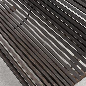 A cast iron garden sofa, early 20th Century.