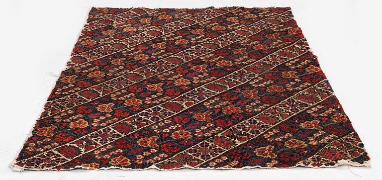 A carrige cushion, Scania, c. 76 x 62 cm, around 1800-1825.