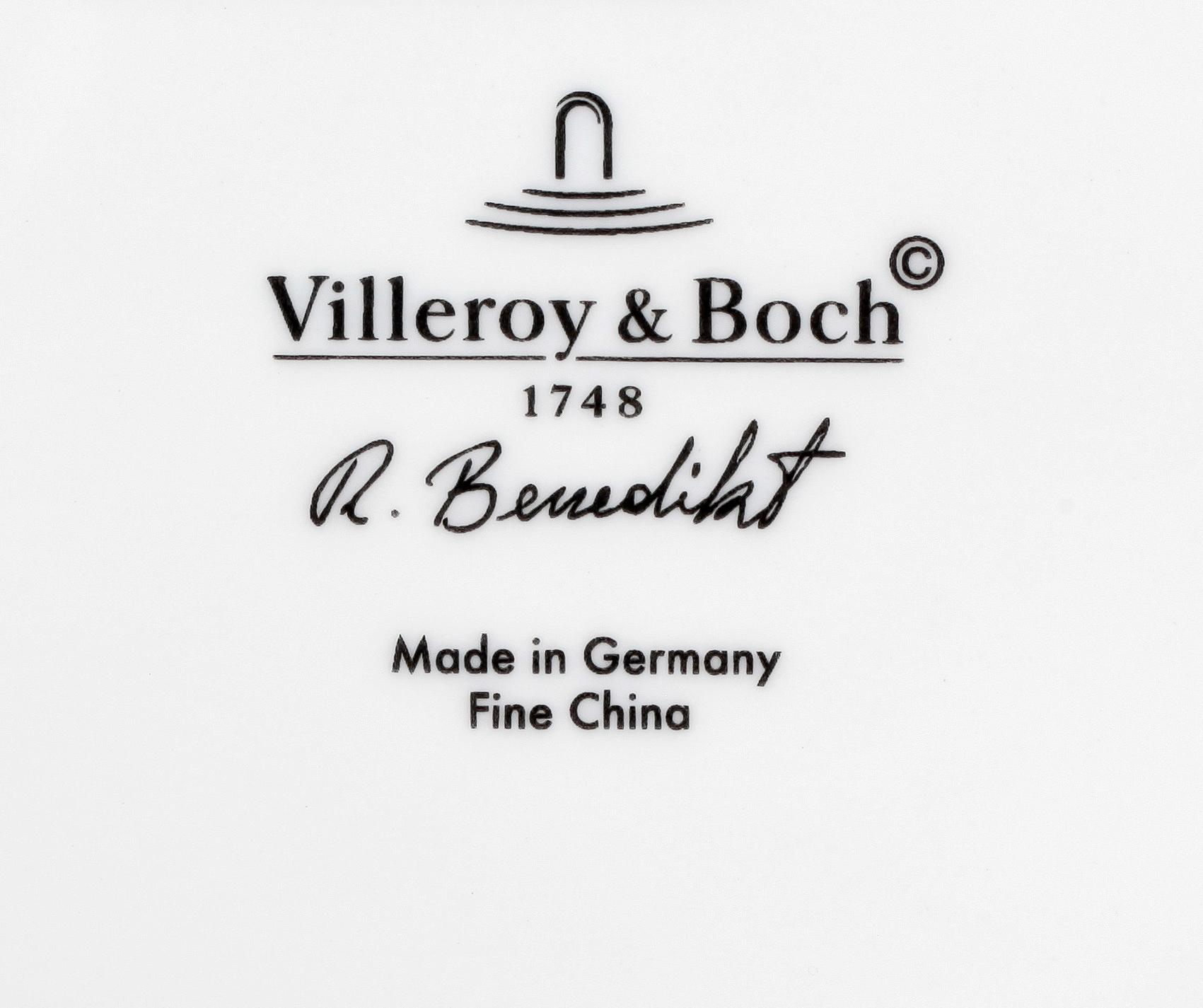 TESERVIS, 15 delar, Villeroy & Boch, "Benedikt and friends africa", 2000-tal.