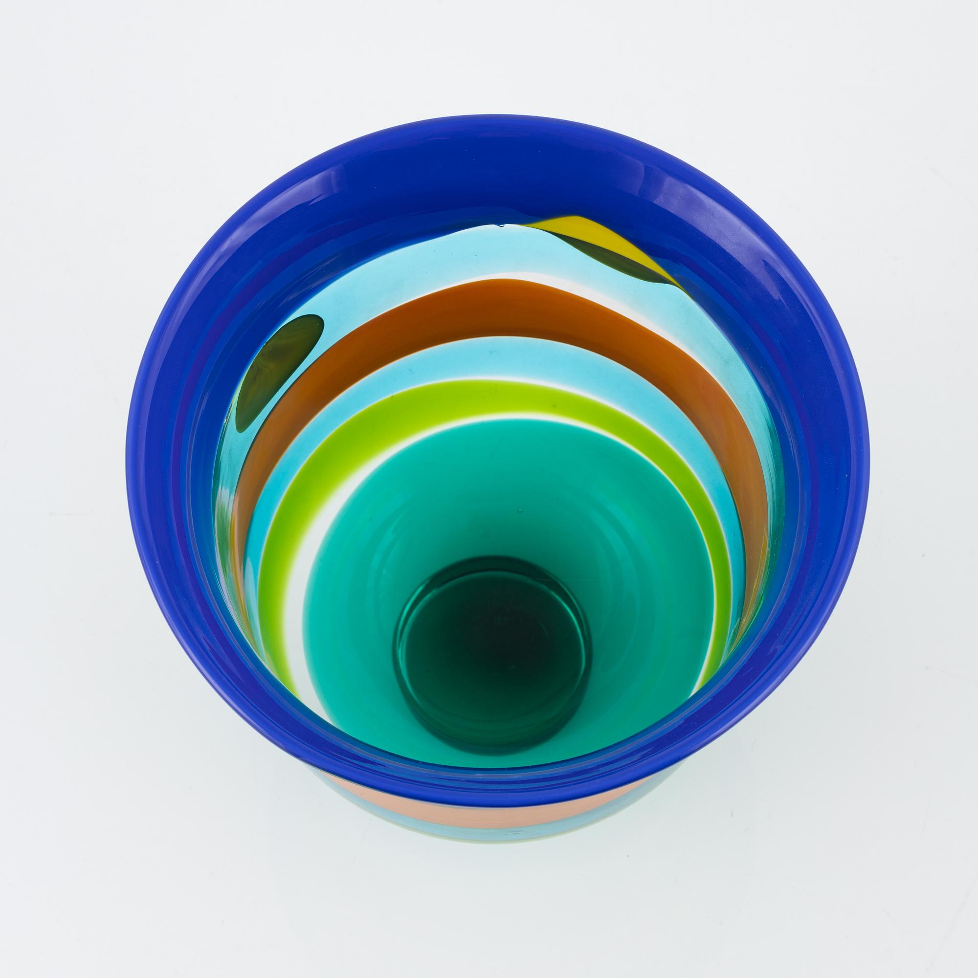 Berit Johansson, a vase, Salviati, 1991.