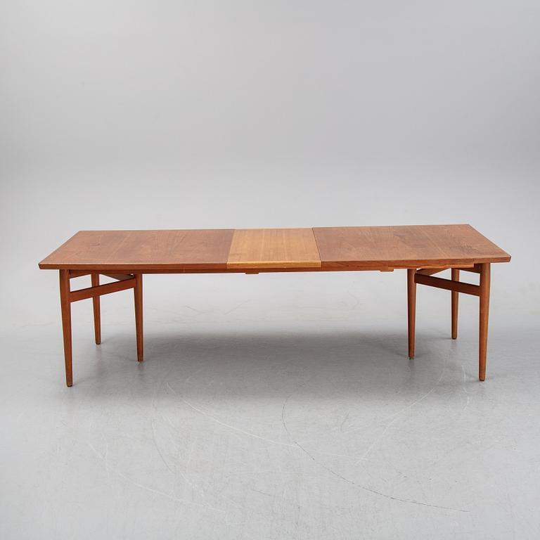 Arne Vodder, a teak dining table, Sibast, Denmark 1960's.