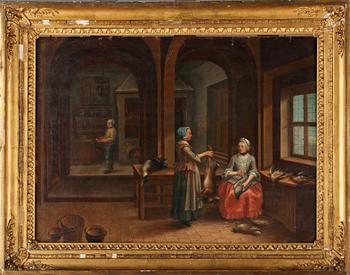 HEINRICH ADAM ELIAS BORNY, tillskrivna, ett par, olja på duk, signerade och daterade 1768 respektive 1769.