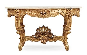 1370. A Swedish Royal Neo-Rococo mid 19th century table.