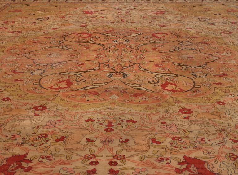 ANTIQUE TABRIZ/INDIAN. 620,5 x 447,5 cm.