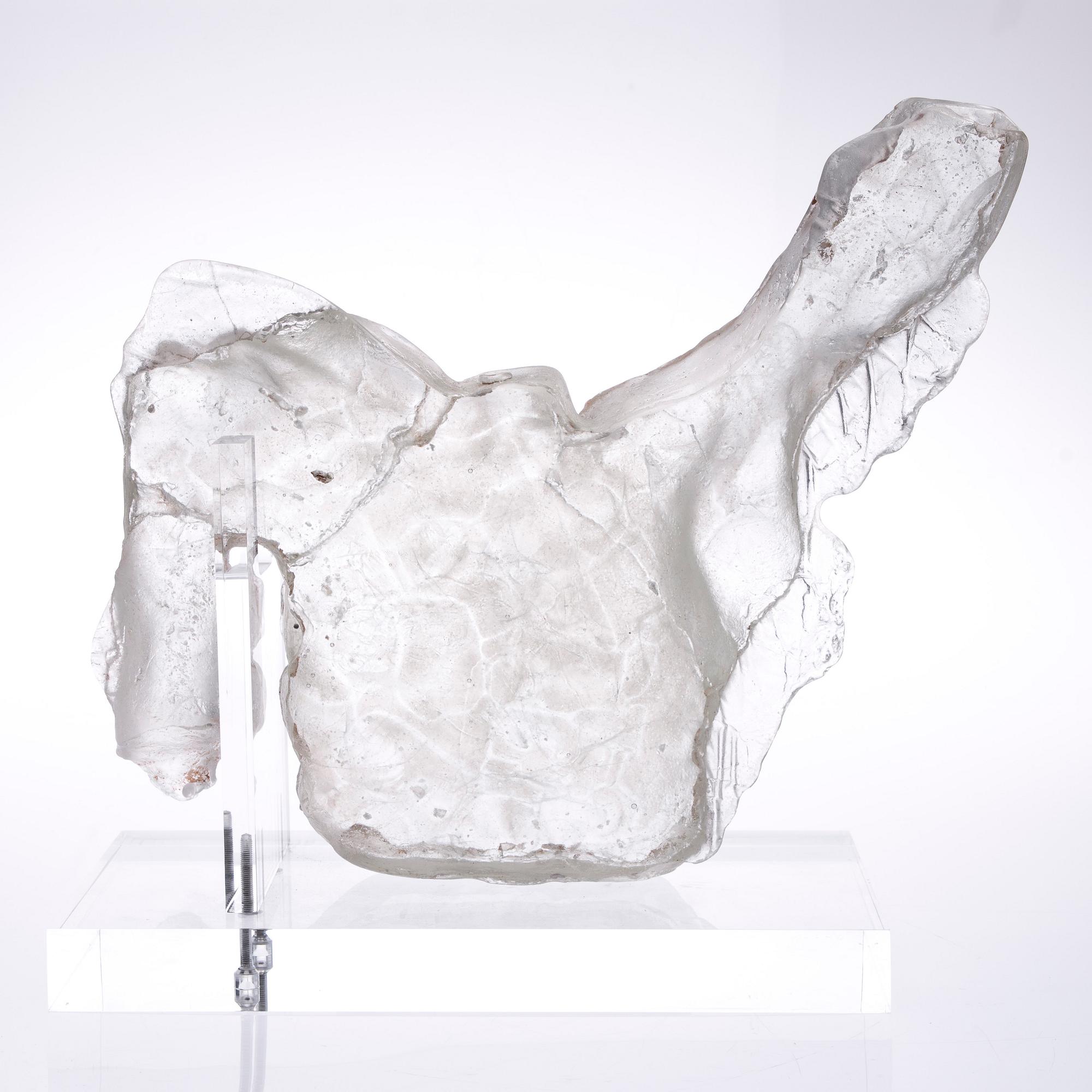 NANNY STILL, GLASS SCULPTURE. The Boy. Signed Nanny Still 1993, P.U.