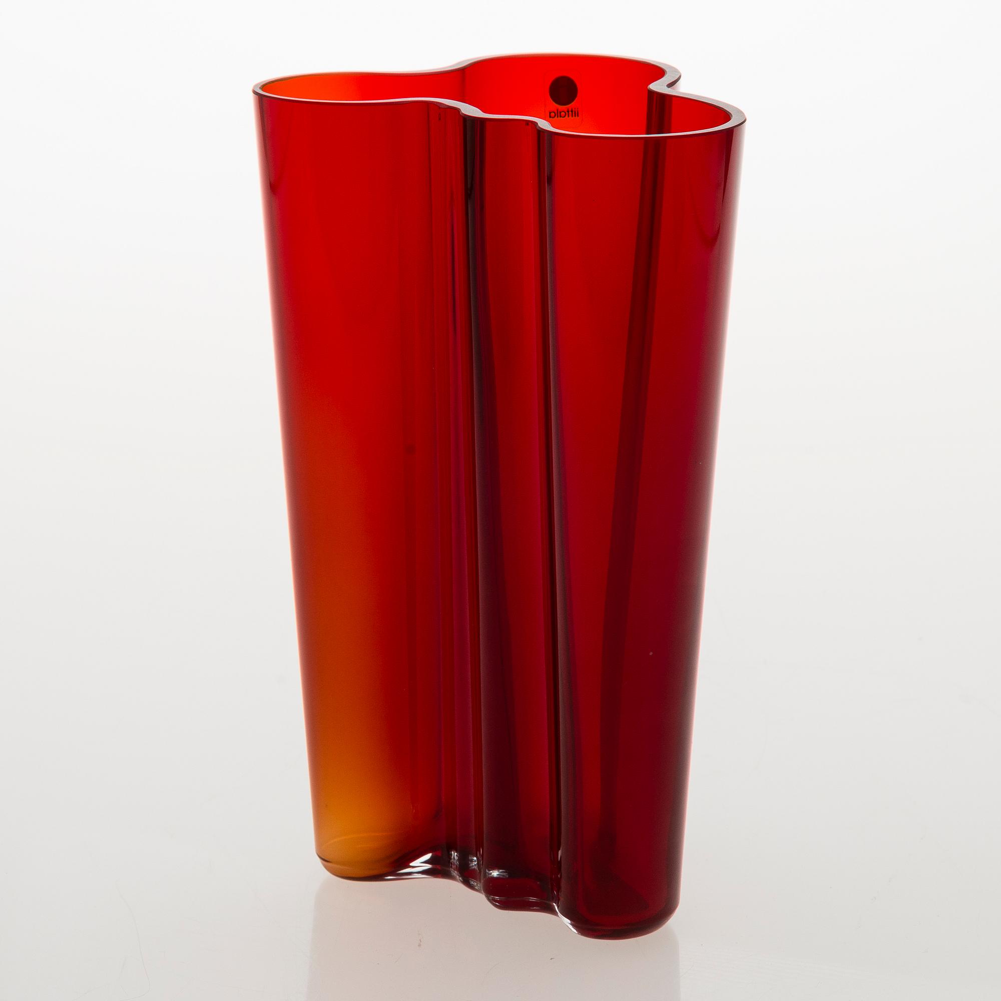 ALVAR AALTO, MALJAKKO, lasia, "Savoy", Iittala 2000-luku.