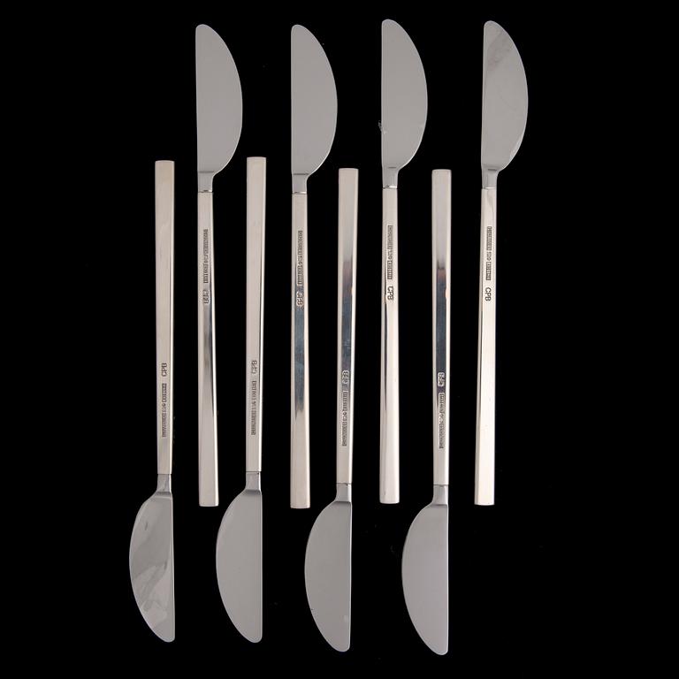 BESTICK, silver, 24 delar, CPB 2019, design Carl Philip Bernadotte, MEMA GAB 2009.