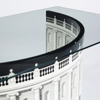 Piero Fornasetti, soffbord, "Architettura", Fornasetti, Milano, Italien 2008.