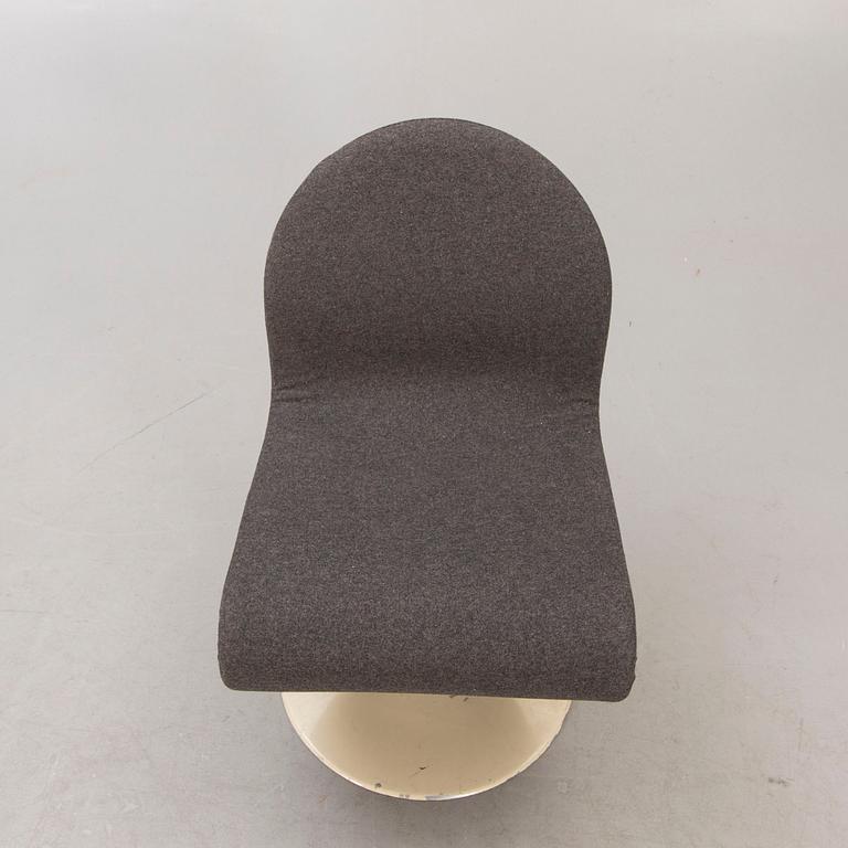 Verner Panton, stol, "System 1-2-3" för Fritz Hansen, 1970-talets mitt.