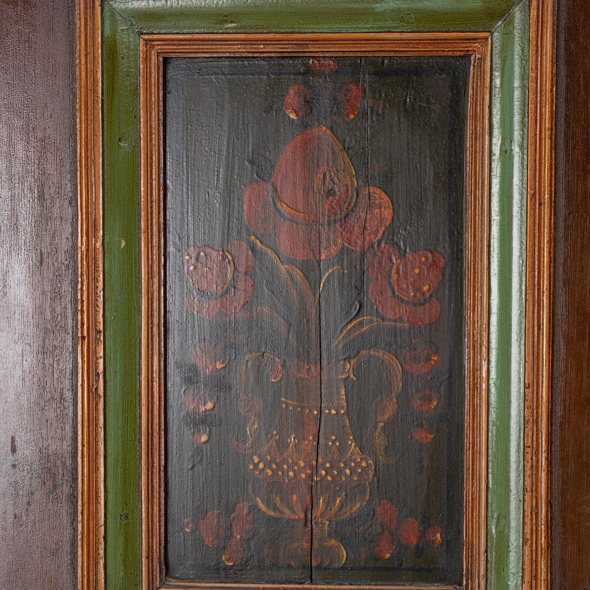 A cabinet, Dalarna, dated 1779.
