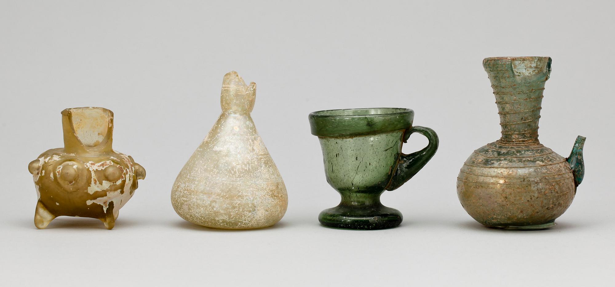 GLASKÄRL, 8 st, östra Medelhavsområdet, 200-900 talet e Kr.