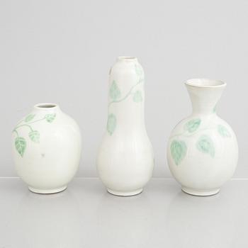 Anna-Lisa Thomson, vaser, 3 st, Upsala-Ekeby.