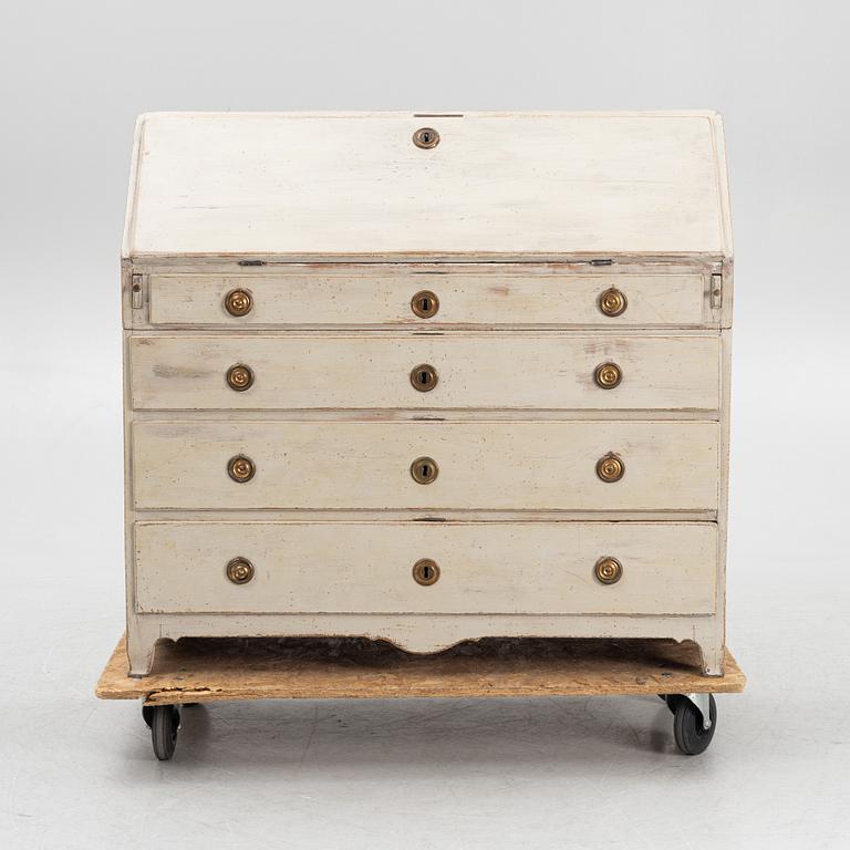 A 18th/19th Century Painted Secretaire.