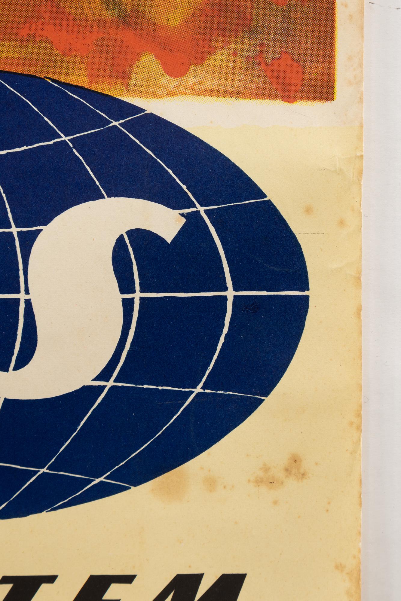 Otto Nielsen, a Scandinavian Airlines vintage poster.