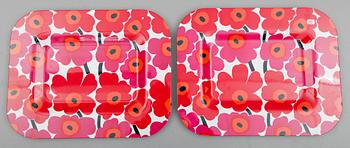 BRICKOR, 18 st, plast, mönster "Unikko", Marimekko, Zak design.
