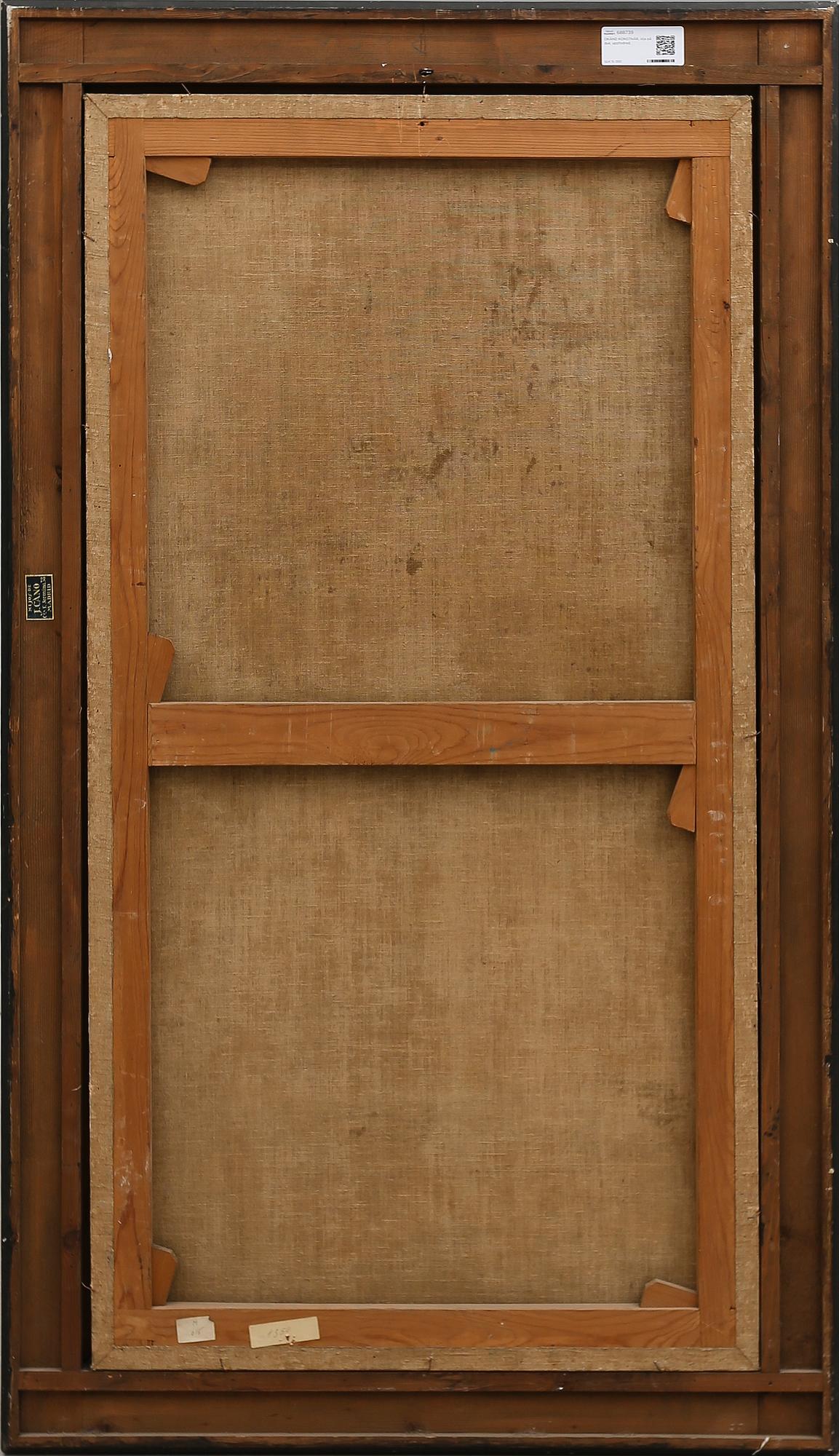 OKÄND KONSTNÄR, olja på duk, uppfodrad, 1600-/1700-tal.