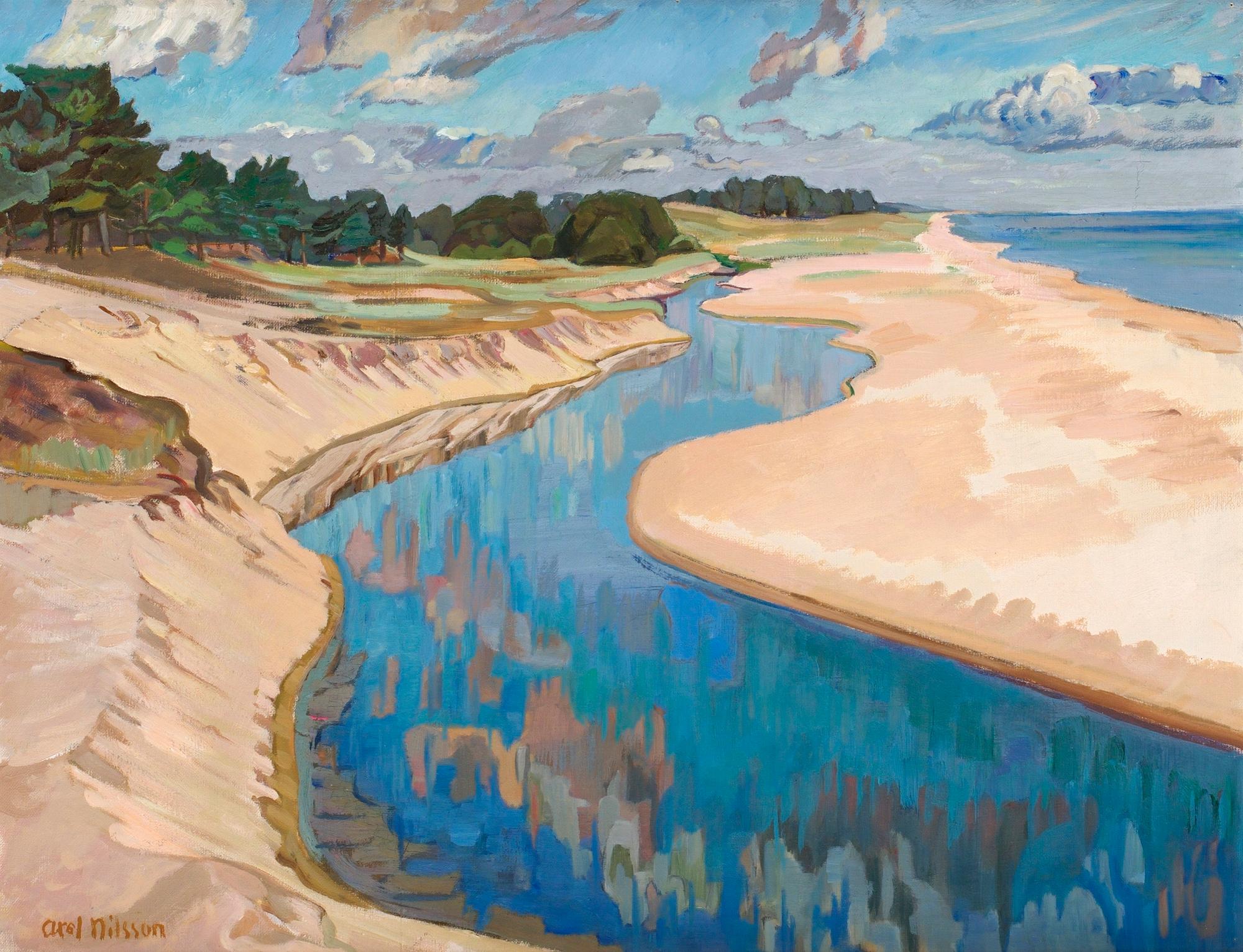 Axel Nilsson, "Ån vid havet".