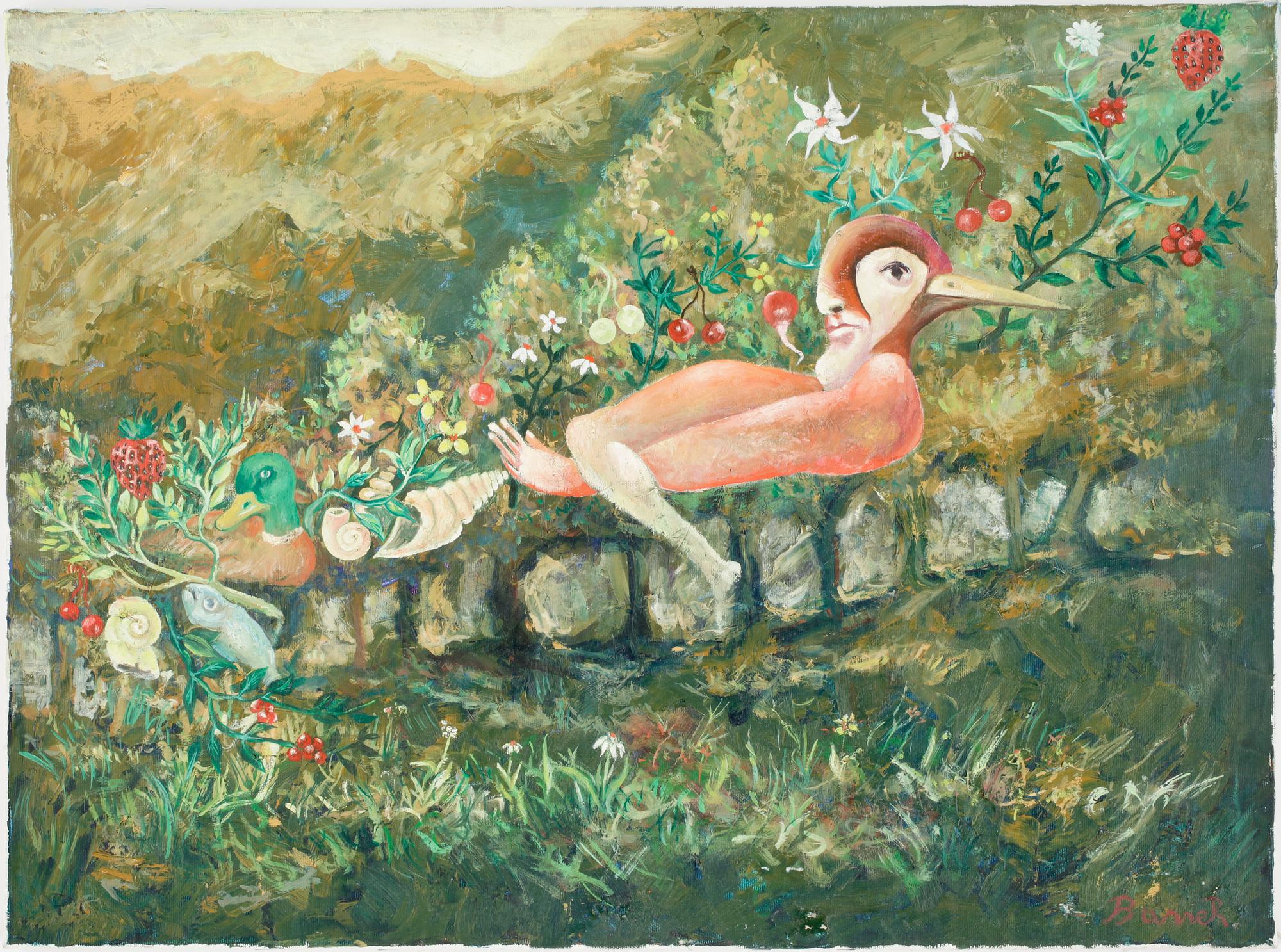 BANE RADOJEVIC, olja på duk, signerad.