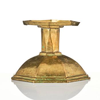 Bernhard M Linder, candlestick, Stockholm, 1930.