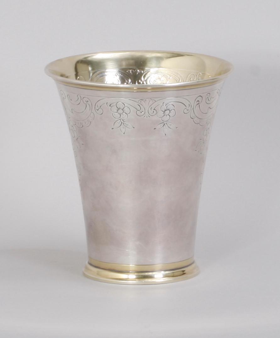 MINNESBÄGARE, silver, Stockholm 1952.