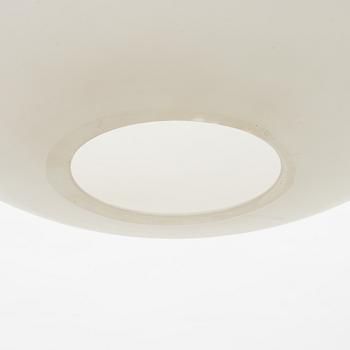A glass ceiling light, mid 20th Century.
