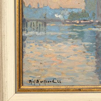 Richard Björklund, City View with Water.