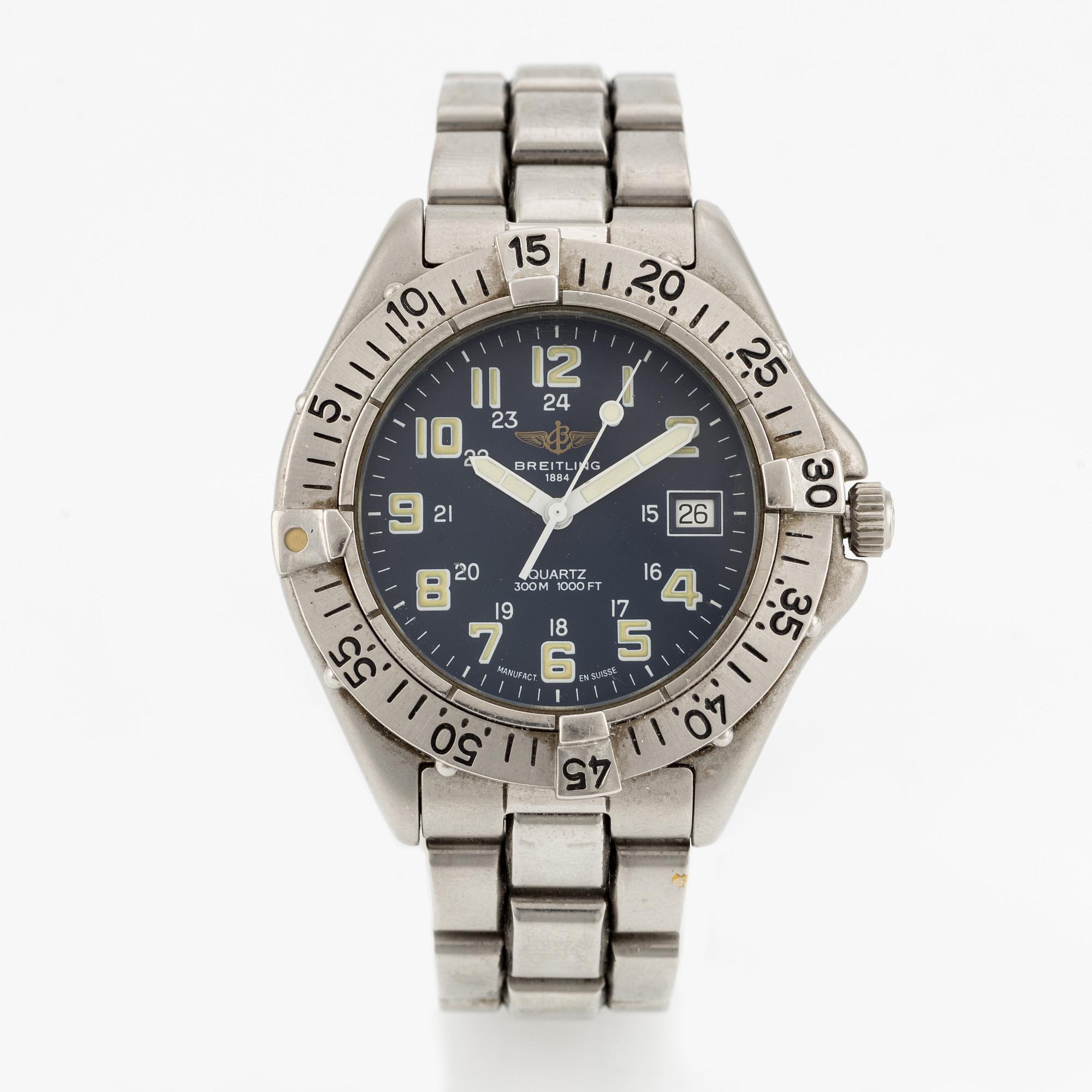 Breitling, Colt, wristwatch, 37.6 mm.